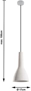 Sollux Lighting Empoli lampă suspendată 1x60 W gri/frasin SL.0280