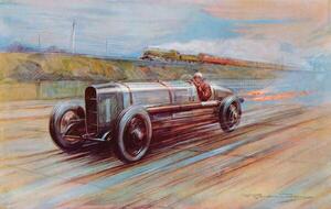 Reproducere The aero-engined 12-cylinder Sunbeam, Crosby, Frederick Gordon (1885-1943)