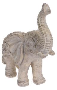 Statueta elefant crem 43x22x51 cm
