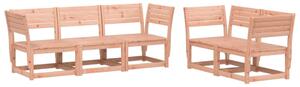 Set mobilier de grădină cu perne, 5 piese, lemn masiv douglas