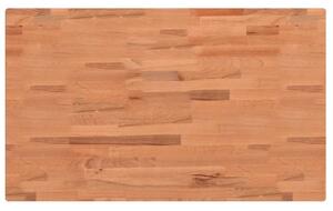 Blat de baie, 100x60x4 cm, lemn masiv de fag