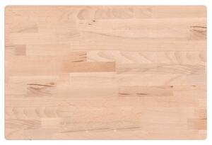 Blat de baie, 60x40x1,5 cm, lemn masiv de fag