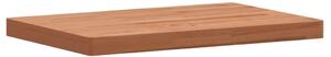 Blat de baie, 60x40x4 cm, lemn masiv de fag