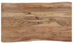 Masă de bucătărie, 140 x 80 x 76 cm, lemn masiv de acacia