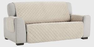 Husă de catifea pentru canapea cu două locuri Velvet gri închis bej 110x50 cm