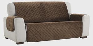 Husă de catifea pentru canapea cu trei locuri Velvet maro 160x50 cm