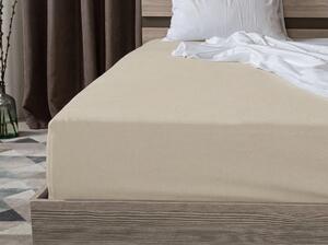 Cearsaf Jersey bej 200 x 200 cm
