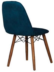 Palm Set masa 70*140 (extensibila) si scaune (4 bucati) Albastru HAMAN