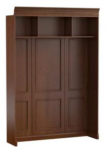 Corp lemn masiv Bibliotecă Bennett 16 3 Nișe Inferior Liber L 169 9cm