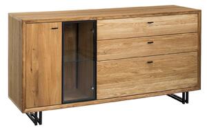 Comodă lemn masiv Sutton, 180 × 49 × 89 cm