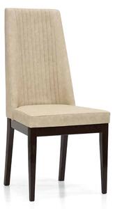 Scaun lemn masiv nuc Devon Lucios - Catifea Crem L 52 x A 58 x H 106 5 cm