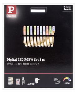 Paulmann 70696 - Bandă LED RGBW 8W dimabilă DIGITAL 3m 230V cu DO