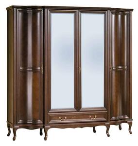 Dulap lemn masiv Weston 4 usi, 206 × 63 × 206 cm