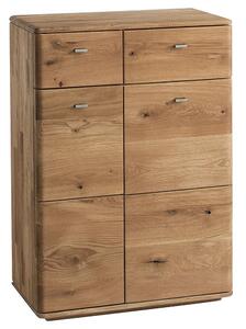 Pantofar lemn masiv natur Siena Stejar, 99.5 × 70.8 × 39 cm