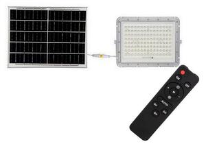 Proiector LED solar de exterior LED/20W/3,2V 4000K alb + telecomandă