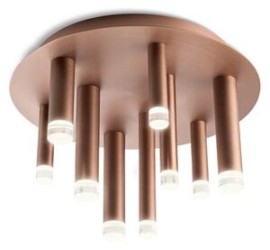 Plafonieră LED MADISON Redo 01-2040 9xLED/4W/230V cupru