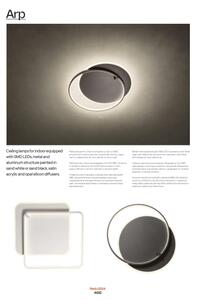 Plafonieră LED ARP Redo 01-2660 LED/45W/230V negru