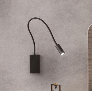 Veioză LED flexibilă Redo 01-2755 WALLIE LED/3W/230V USB CRI 90 negru