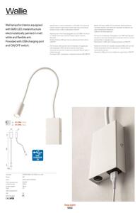 Veioză LED flexibilă Redo 01-2755 WALLIE LED/3W/230V USB CRI 90 negru