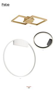 Aplică LED dimabilă Redo 01-2817 FEBE LED/24W/230V auriu