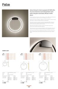 Aplică LED dimabilă Redo 01-2817 FEBE LED/24W/230V auriu