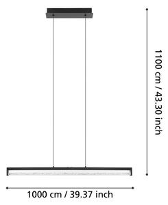 Lustră LED dimabilă pe cablu Eglo 900895 CARDITO LED/36W/230V