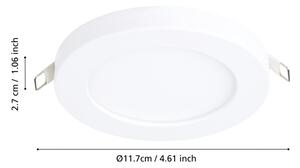 Eglo 900932 - Plafonieră încastrabilă LED FUEVA FLEX, 5,5W/230V, 3000K, albă