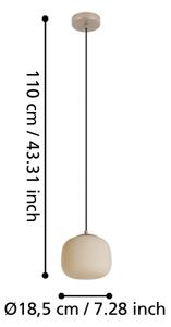 Lustră pe cablu Eglo 900893 1xE27/40W/230V