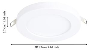 Eglo 900935 - Spot LED încastrat FUEVA FLEX, 5,5 W/230 V, 4000 K, alb