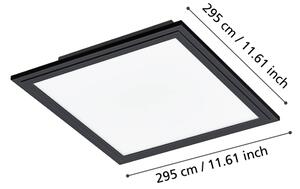 Plafonieră LED Eglo 900817 SALOBRENA LED/14W/230V 30x30 cm negru