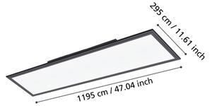 Plafonieră LED Eglo 900821 SALOBRENA LED/33W/230V 120x30 cm negru