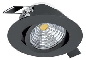 Corp de iluminat LED dimabil încastrat Eglo 33997 SALICETO LED/6W/230V negru