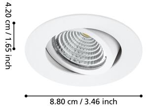 SET 3x corp de iluminat LED dimabil Eglo 33391 SALICETO 3xLED/6W/230V alb