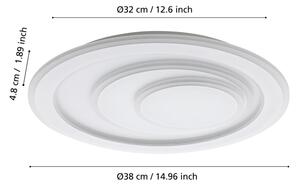 Plafonieră LED PALAGIANO Eglo 32052 LED/14,7W/230V d. 38 cm