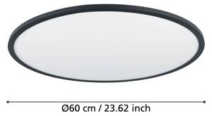 Plafonieră LED dimabilă Eglo 900762 SARSINA-Z 41W/230V d. 60 cm negru