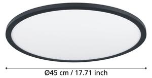 Plafonieră LED dimabilă Eglo 900761 SARSINA-Z 33,5W/230V d. 45 cm negru