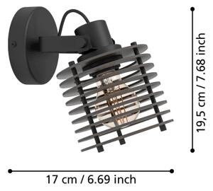 Spot de perete Eglo 900739 SEGOVIA 1xE27/40W/230V