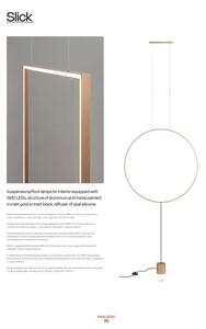 Lampadar Redo 01-2134 SLICK LED/28W/230V negru