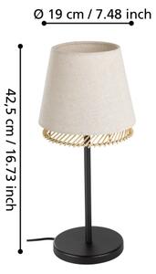 Lampă de masă Eglo 43977 TABLEY 1xE27/40W/230V