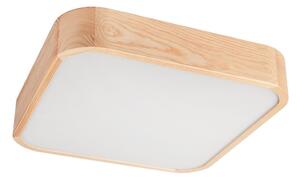 Plafonieră OAK SQUARE 4xE27/15W/230V 45x45 cm stejar