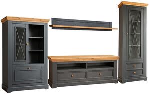 Set lemn masiv Living Iris Grafit