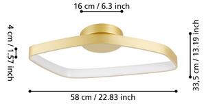 Plafonieră LED dimabilă Eglo 900916 VALLEROSA LED/25,2W/230V
