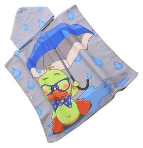 Poncho pentru copii DUCK SPLASH gri Dimensiune: 60 x 120 cm