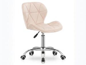 Scaun de birou AVOLA VELVET roz prafuit