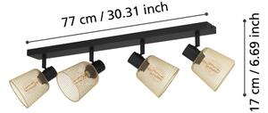 Spot Eglo 900695 COSLADA 4xE27/40W/230V