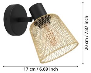 Spot de perete Eglo 900693 COSLADA 1xE27/40W/230V