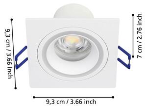 Corp de iluminat LED RGBW încastrat dimabil Eglo 900765 CAROSSO-Z 4,7W/230V alb