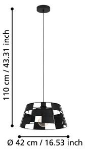 Lustră pe cablu Eglo 43892 PONTEFRACT 1xE27/40W/230V