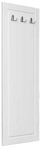 Cuier lemn masiv alb 47x130cm