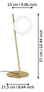 Lampă de masă Eglo 900868 RONDO 1xE27/40W/230V
